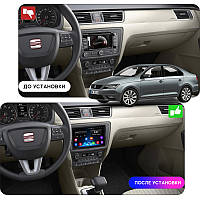 Al Штатная магнитола в машину для SEAT Toledo IV 2012-2019 экран 10" 2/32Gb Wi-Fi GPS Base