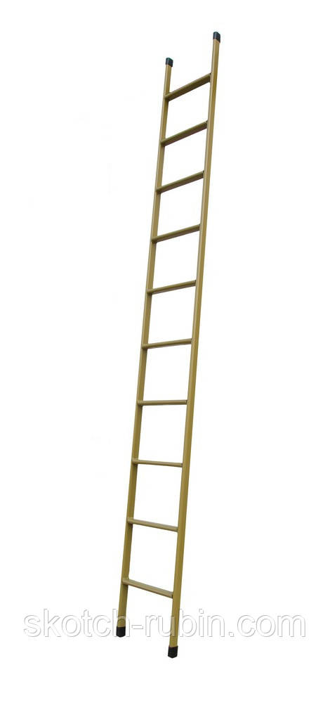Драбина приставна металева ГОСПОДАР 10 щаблів h 2980 мм max 150 кг 79-1000