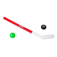 Игрушка "Набор для игры в хоккей" ТехноК 5576 Красный, World-of-Toys