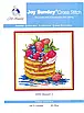 Набір для вишивання за нанесеною на канву схемою "Dessert 2". AIDA 14CT printed, 18*19 см, фото 3