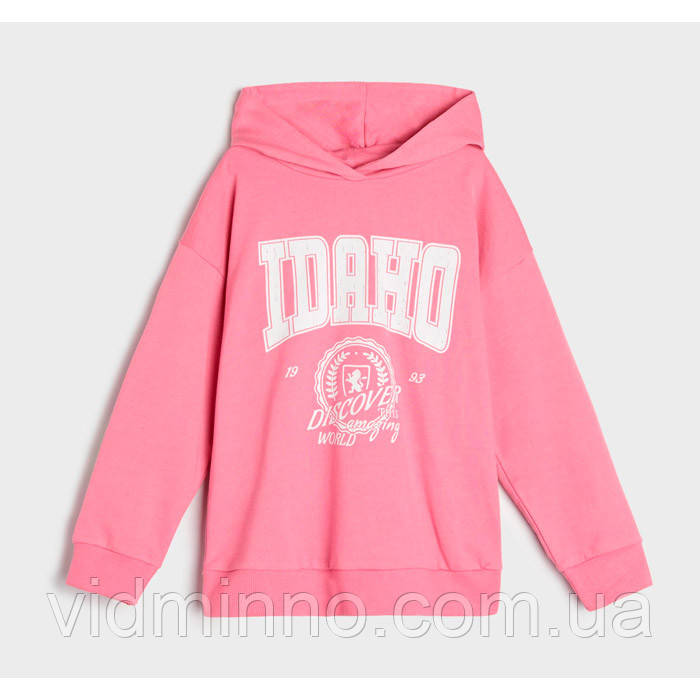 Толстовка худі Sinsay на дівчинку підлітка, двонитка, петелька, р.146, фото 1