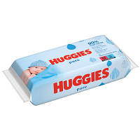 Детские влажные салфетки Huggies Pure 56 шт (5029053550039) - Топ Продаж!