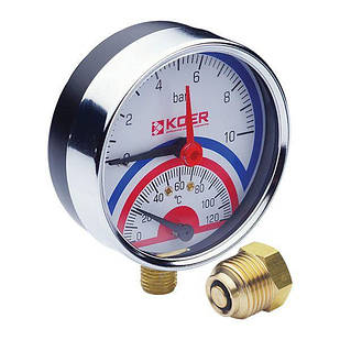 Термоанометр Koer 10 bar KM.821R