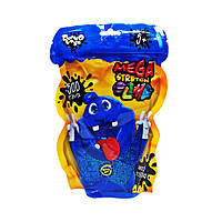 Лизун-антистресс "Mega Stretch Slime" Danko Toys SLM-12-01U 500 гр Синий, World-of-Toys
