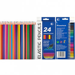 Олівець 24 кольору CR755-24 Luminoso elastico "С", World-of-Toys