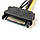 Кабель Molex->6 pin 0.2 m Cablexpert (CC-PSU-SATA) чорний (), фото 3