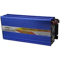 Инвертор + зарядка 20А Lemanso с 12VDC до 230V AC 1000W 1200VA LM40103 правильная синусоида