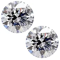 Муассанит пара 1.81 ct VVS1 2 х 6.5 mm каждый