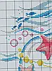 Набір для вишивання за нанесеною на канву схемою "Mermaid's Boudoir 1". AIDA 14CT printed 40*54 см, фото 4