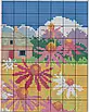 Набір для вишивання за нанесеною на канву схемою "Four season in the field-autumn". AIDA 14CT printed 33*33 см, фото 7