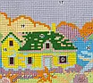 Набір для вишивання за нанесеною на канву схемою "Four season in the field-autumn". AIDA 14CT printed 33*33 см, фото 9