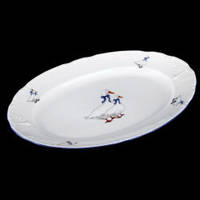 Блюдо овальное Thun Constance Гуси 8408200-39-БО 39 см сервировочная посуда