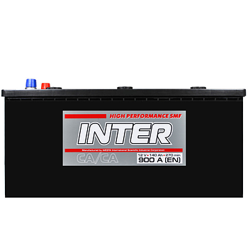Автомобільний акумулятор INTER high performance 140Ah 900A L+ (D4)