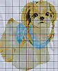 Набір для вишивання за нанесеною на канву схемою "Lady Dog(2). AIDA 14CT printed 20*26см, фото 4