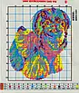 Набір для вишивання за нанесеною на канву схемою "Lady Dog(2). AIDA 14CT printed 20*26см, фото 5