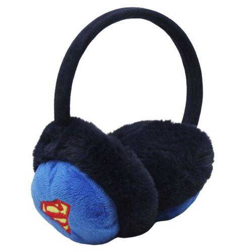 Хутряні навушники Герої супермен, фото 1