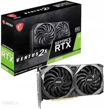 Відеокарта MSI GeForce RTX 3060 VENTUS 2X 12G
