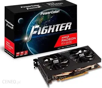 Відеокарта PowerColor Radeon RX 6600 Fighter (AXRX 6600 8GBD6-3DH)