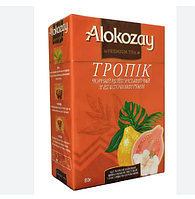 Чай черный Alokozay Тропик с кусочками гуавы 80г 4820229041341