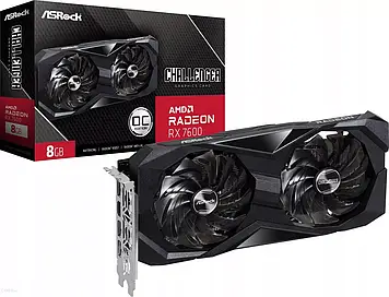 Відеокарта ASRock Radeon RX 7600 Challenger 8 GB OC (RX 7600 CL 8GO)