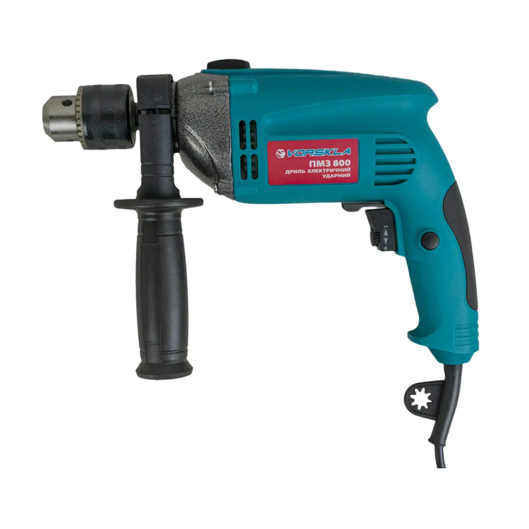 Дриль ударний Ворскла ПМЗ 800 (метал редуктор), фото 1