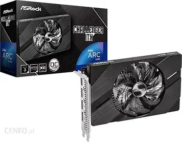 Відеокарта ASRock Intel Arc A380 Challenger ITX 6 GB OC (A380 CLI 6GO)