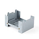 Пальник туристичний спиртівка для сухого пального складна плита спиртова на сухий спирт 95 х 75 х 20 мм, фото 5