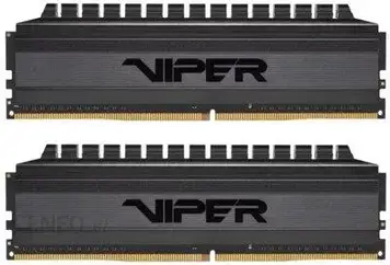 Пам'ять для настільних комп'ютерів PATRIOT 64 GB (2x32GB) DDR4 3600 MHz Viper 4 Blackout (PVB464G360C8K)