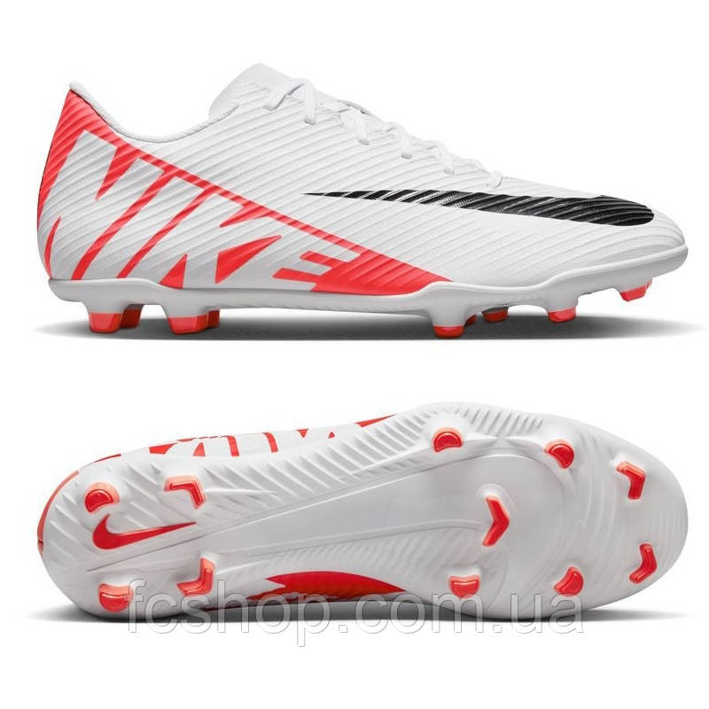 Футбольні бутси Nike Mercurial Vapor 15 Club FG/MG DJ5963-600, Білий, Розмір (EU) — 42.5