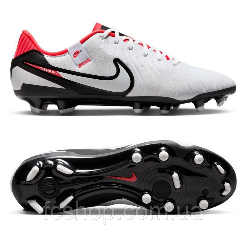 Футбольні бутси Nike Tiempo Legend X Academy MG DV4337-100, Білий, Розмір (EU) — 44