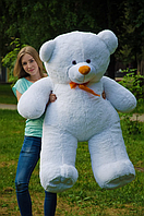 Великий білий модний м'який плюшевий ведмідь 160 см на день народження