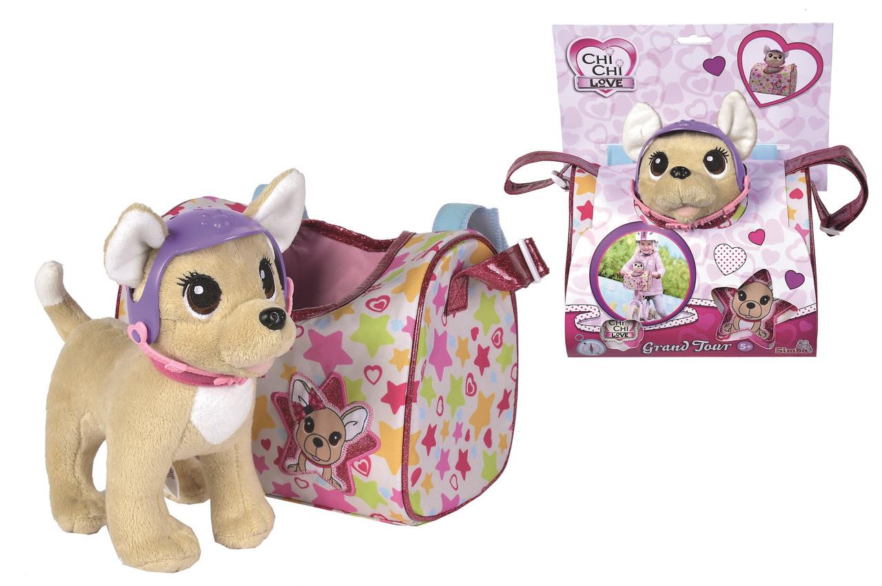 Собачка Simba Chi Chi Love Перевезення з сумочкою та захисним шлемом 20 см (5890036)