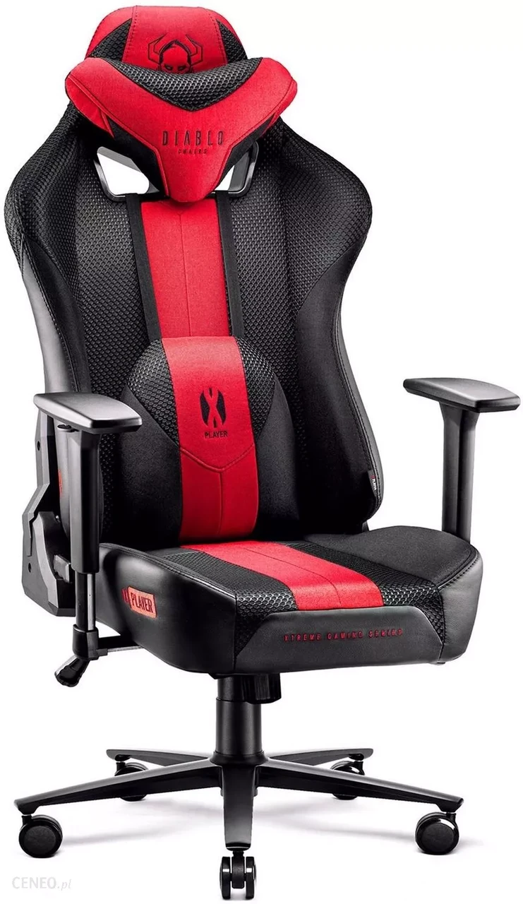 Геймерске крісло Diablo X-Player 2.0 Normal Size Black-Red