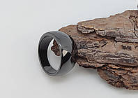 Кольцо керамическое черное (гладкое) арт. 04181