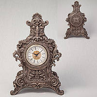 Часы настольные каминные Veronese Барокко 32 см 75653 полистоун с бронзовым покрытием
