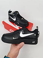 Nike Air Force 1 07Lv8 Ultra Black кроссовки и кеды хорошее качество Размер 44