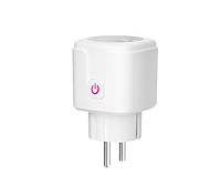 Умная WIFI розетка Aubess 16A Smart Plug с энергометром, вай фай розетка, Smart Life / Tuya