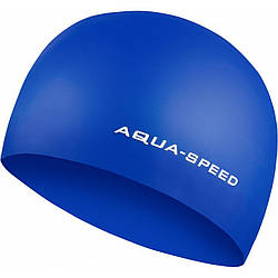 Шапка для плавання 3D CAP 5753 Aqua Speed ​​092-01 синій, OSFM, World-of-Toys