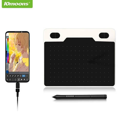 Графический планшет 10Moons T503 для рисования (ID#1984185656), цена ...