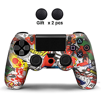 Чохол силіконовий для геймпада PS4 Dualshock 4 Painting Bomb