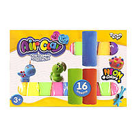 Набор воздушного пластилина "Air Clay" Danko Toys ARCL-04-01U 16 брикетов, World-of-Toys