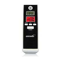 Карманный, бытовой алкотестер Greenwon PFT-661S (LCD экран, часы, термометр)
