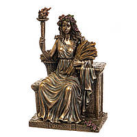 Статуэтка Veronese Деметра-богиня плодородия 24х13х8 см 77575 бронзовое покрытие