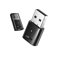 Bluetooth-адаптер UGREEN US390 USB Bluetooth 5.0 передавач для комп'ютера, ноутбука Black 80889