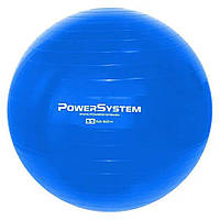 Мяч для фитнеса и гимнастики Power System PS-4011_55cm_Blue, World-of-Toys