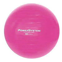 Мяч для фитнеса и гимнастики Power System 4012PI-0, 65cm, Pink, World-of-Toys