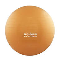 Мяч для фитнеса и гимнастики Power System PS-4013_75cm_Orange, World-of-Toys