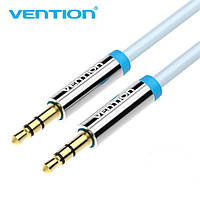 AUX аудио кабель Vention 3.5 мм White Metal Type толстый провод в оплетке 3м White/Grey (P350AC300-W)