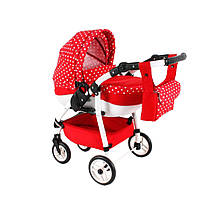 Коляска для куклы Adbor Lily Sport LS-12 с сумкой, World-of-Toys