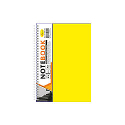 Блокнот А5 Апельсин Б-БП5-40, 40 листів, пружина збоку Жовтий, World-of-Toys